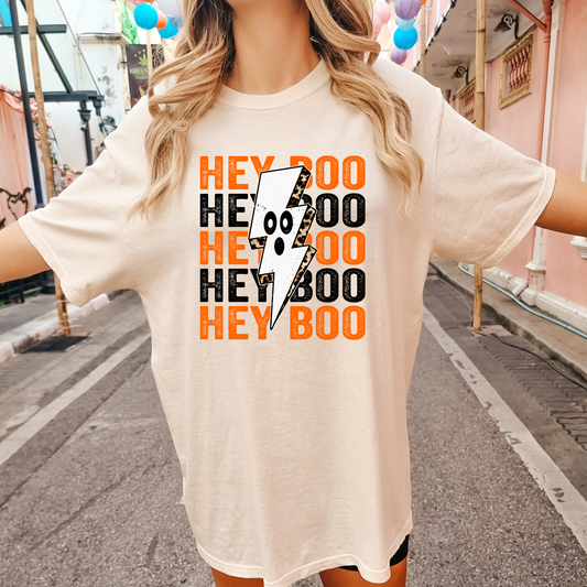 Hey boo leopard - DTF print