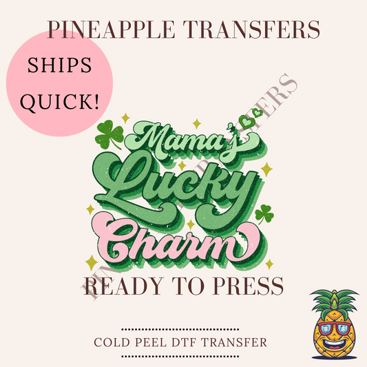 Mama's lucky charm - DTF print