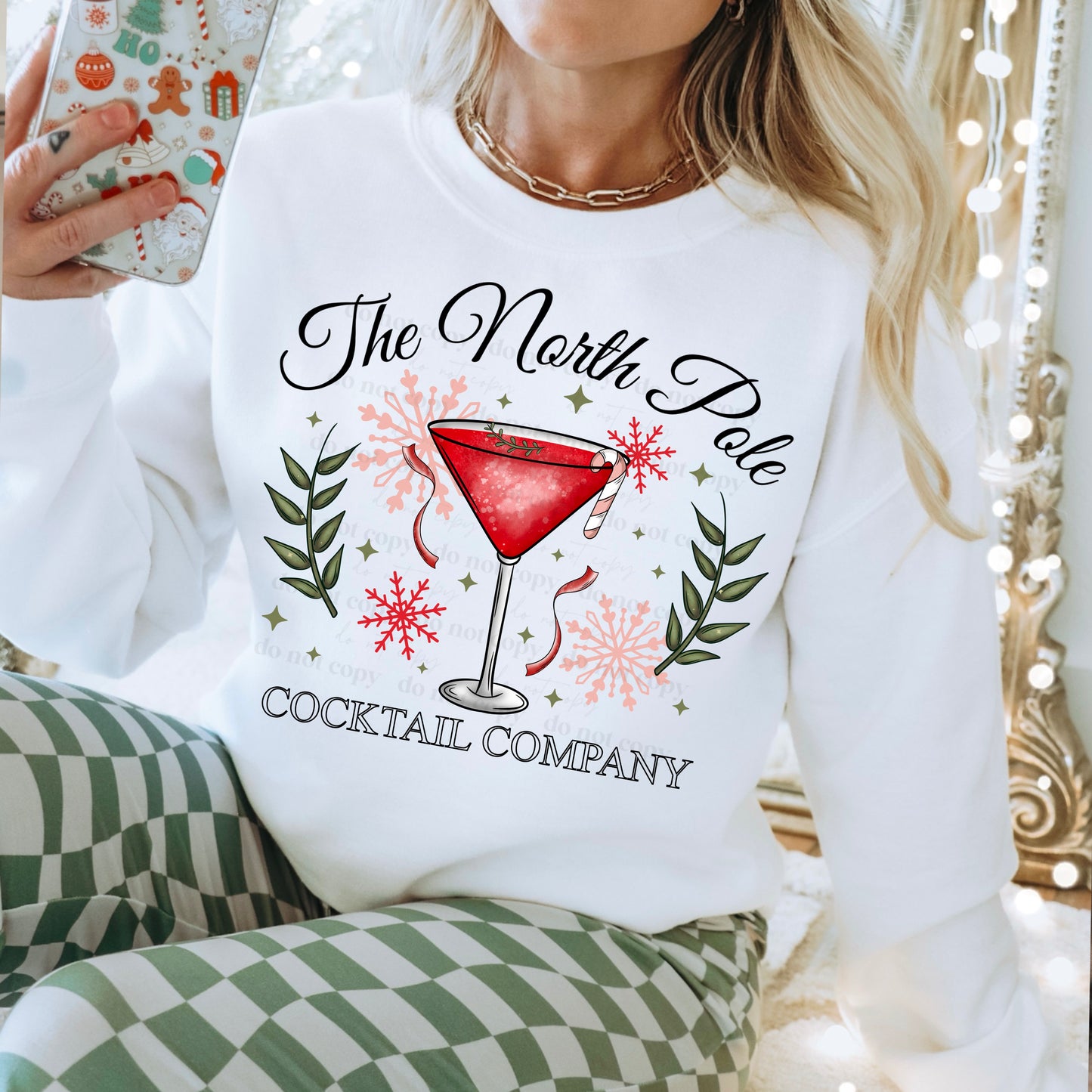 The North Pole Cocktail Company - Adult sized transfer