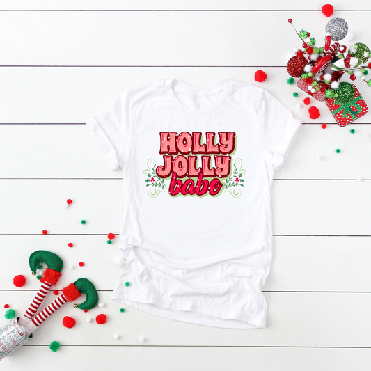 Holly Jolly Babe - DTF print