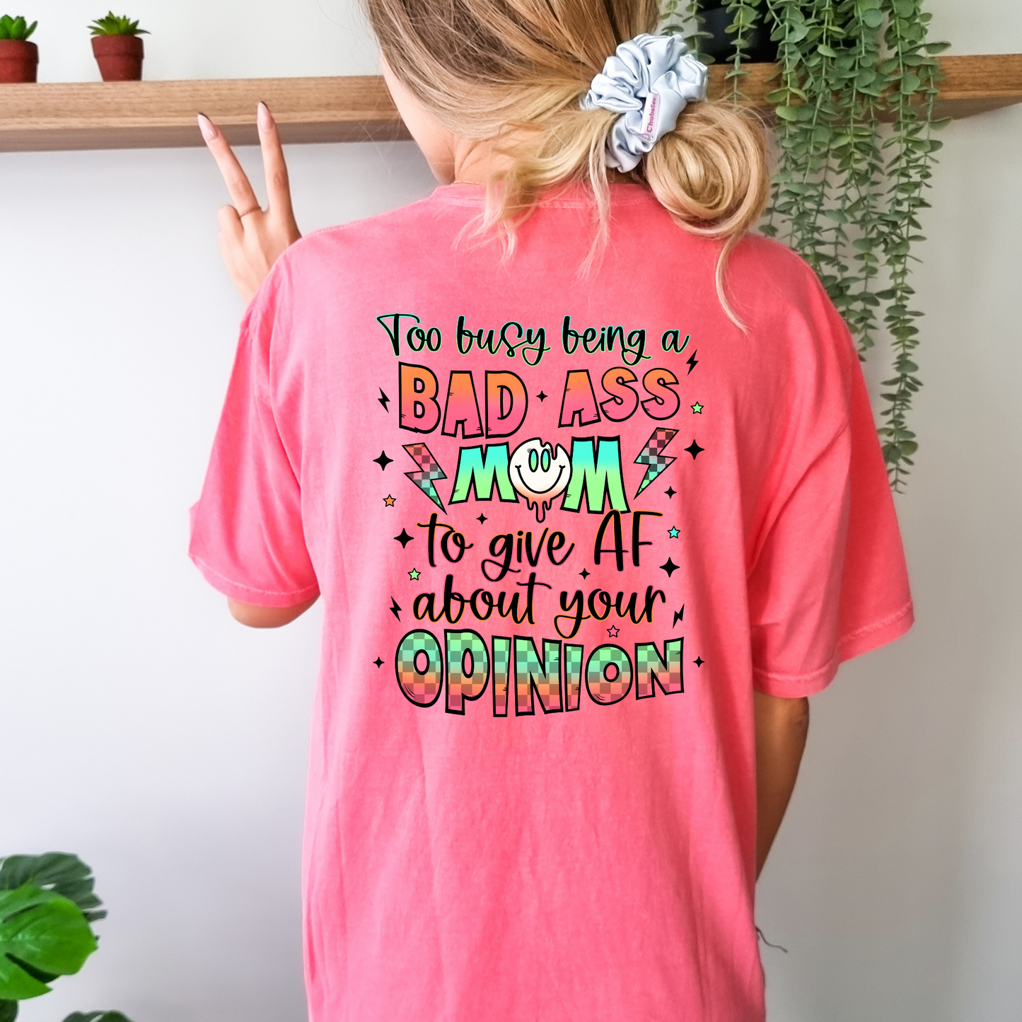 Too busy bad ass mom - DTF print