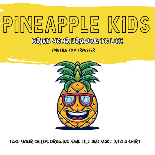 Pineapple Kids Bring your Drawing to life | PNG to print