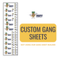 Custom Gang Sheet (Not using our gang sheet builder)