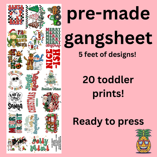 Christmas Toddler Gang Sheet (1)