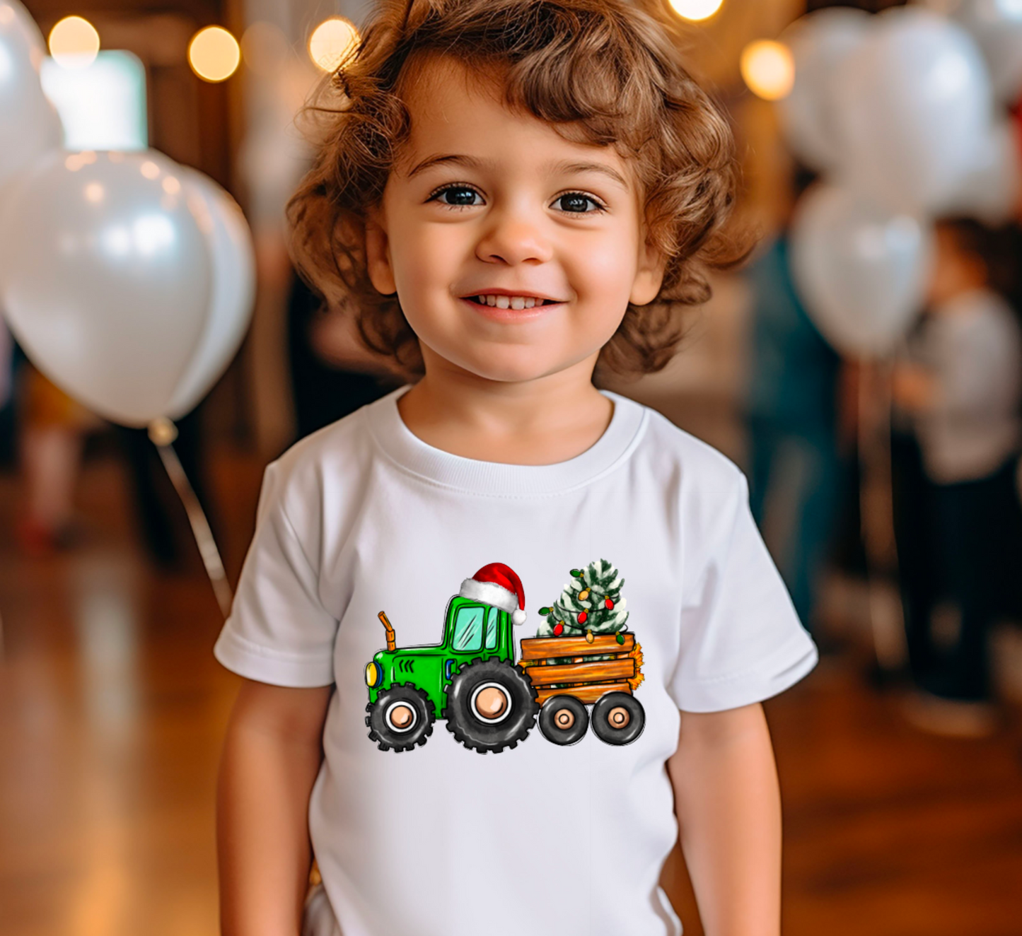 Christmas Tractor - DTF print