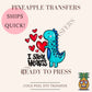 I steal hearts | Valentine's Day DTF transfer - DTF print 7.5x7.5