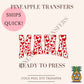 Mama with hearts| Valentine's Day DTF transfer - DTF print 10x10